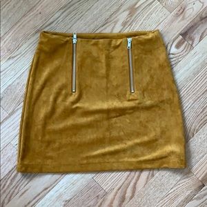 Faux Sued skirt
